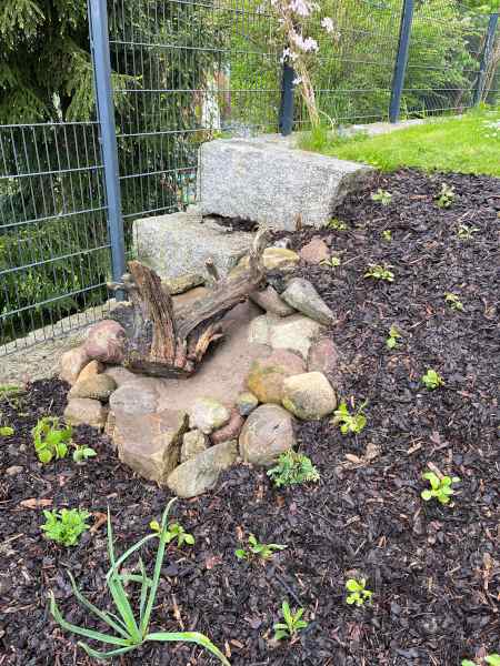 Sandarium für Wildbienen